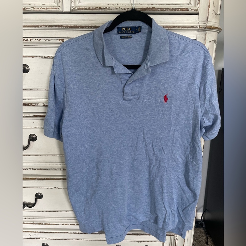 Polo Ralph Lauren Blue Polo Size M